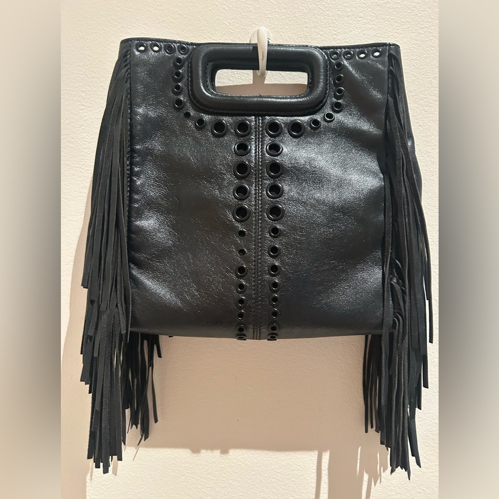 Maje M Bag with metal studs - Picture 2 of 9